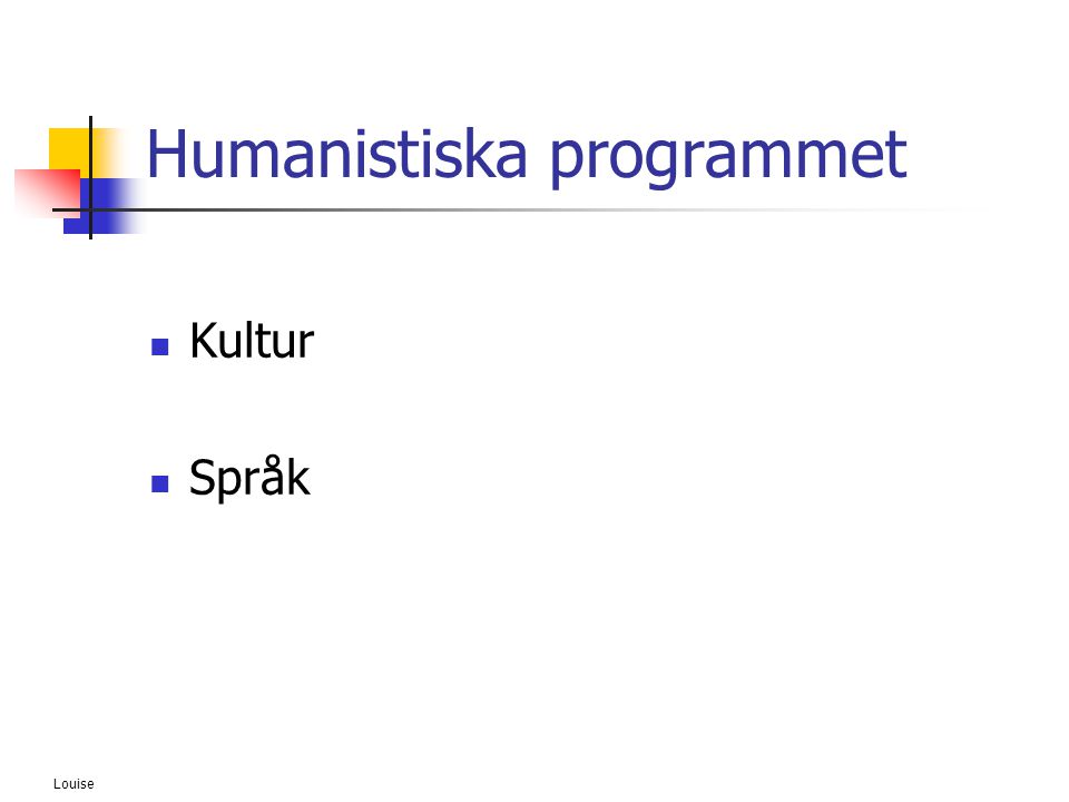Humanistiska programmet