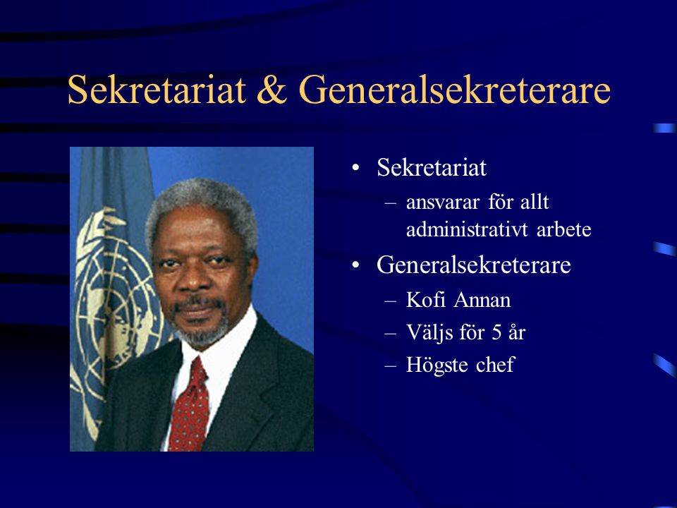 Sekretariat & Generalsekreterare