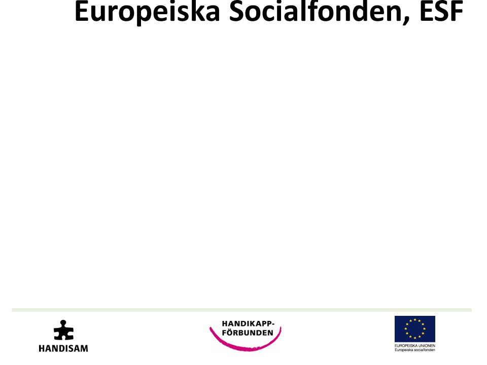 Europeiska Socialfonden, ESF