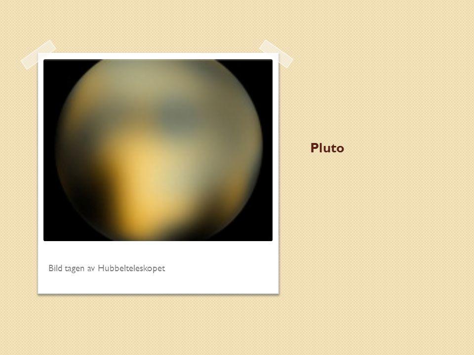 Pluto Bild tagen av Hubbelteleskopet