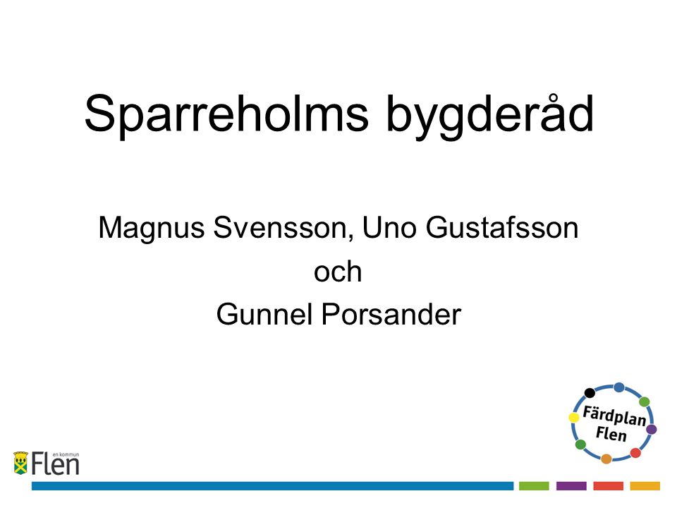 Magnus Svensson, Uno Gustafsson och Gunnel Porsander
