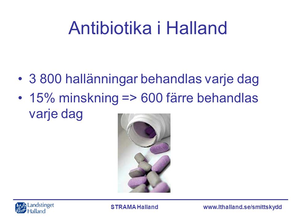 Antibiotika i Halland hallänningar behandlas varje dag