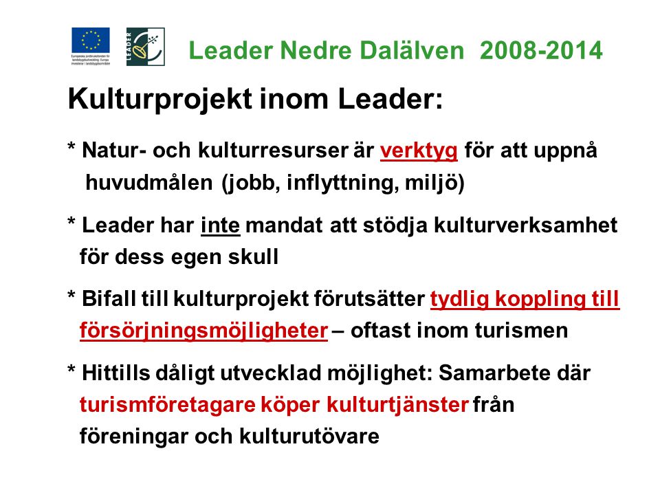 Leader Nedre Dalälven