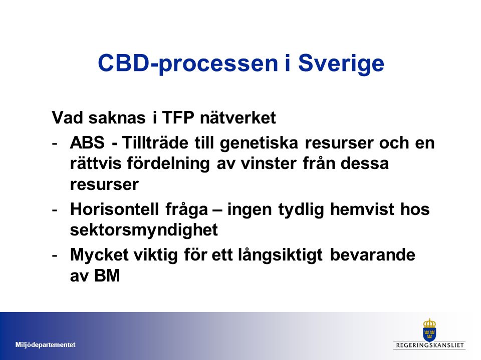 CBD-processen i Sverige