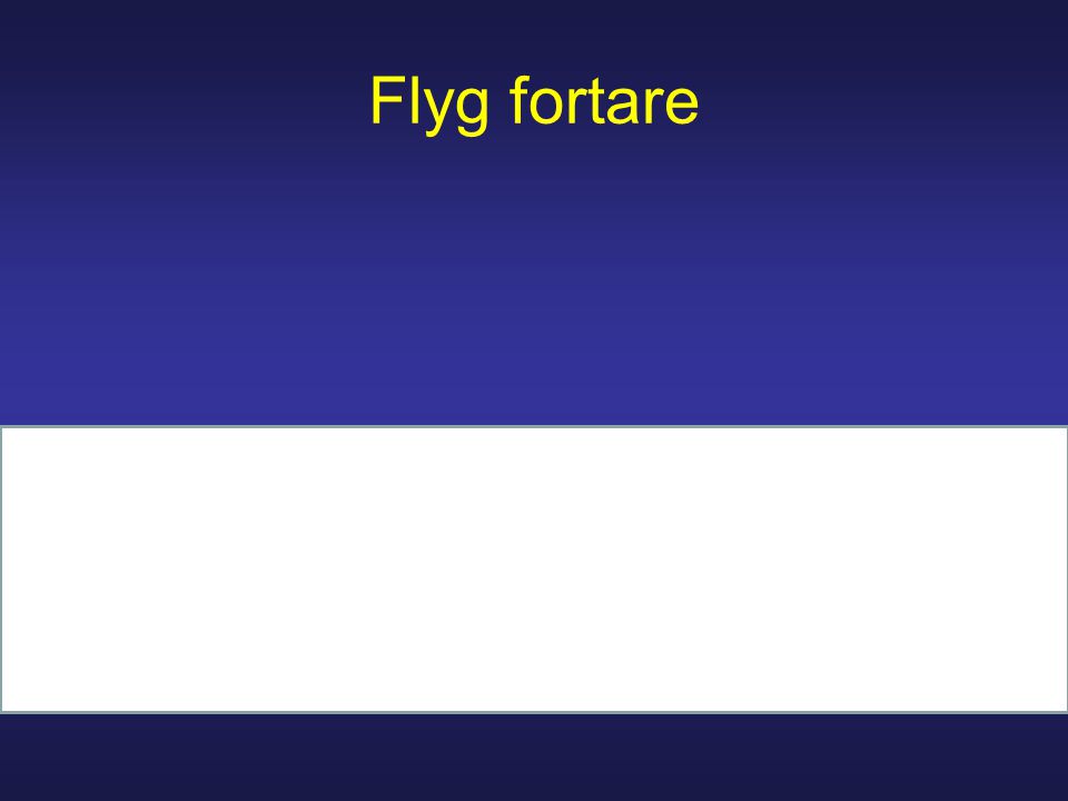 Flyg fortare