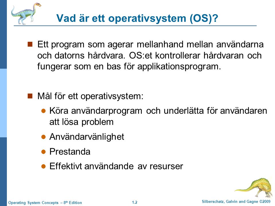 Vad är ett operativsystem (OS)