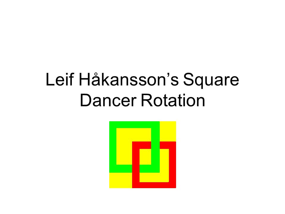 Leif Håkansson’s Square Dancer Rotation