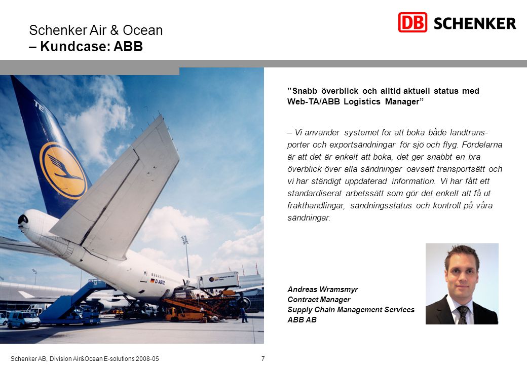 Schenker Air & Ocean – Kundcase: ABB