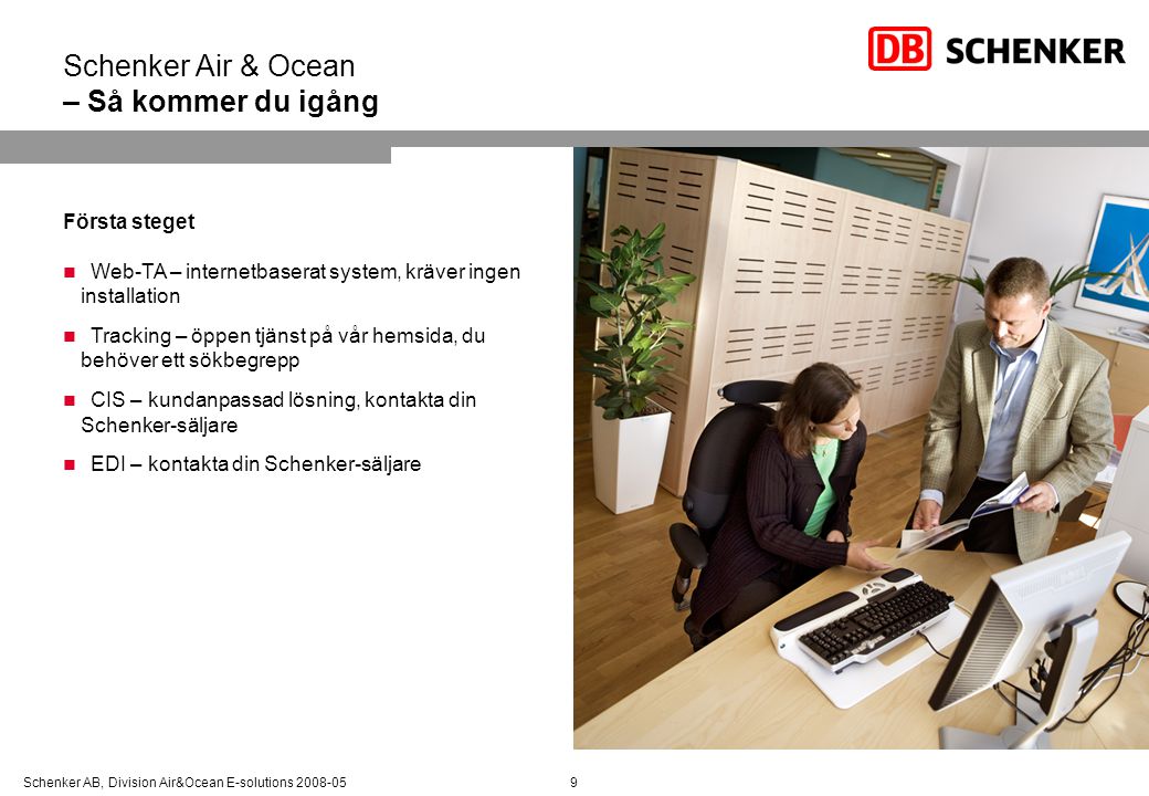 Schenker Air & Ocean – Så kommer du igång