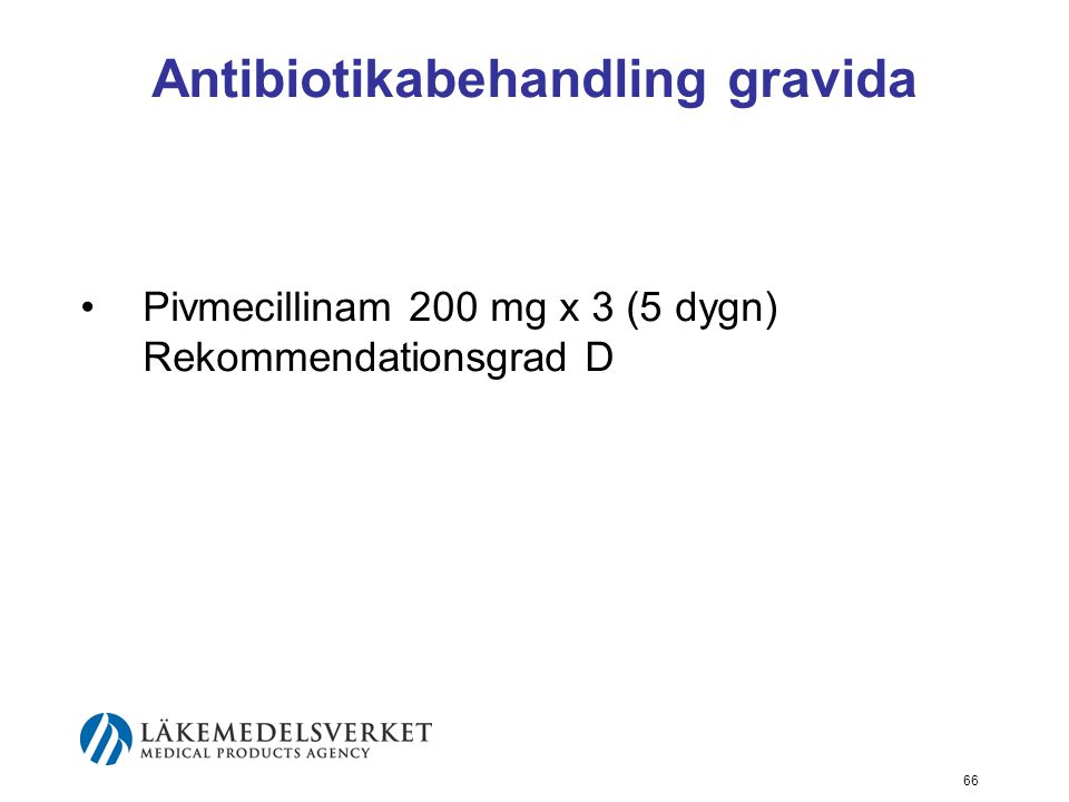 Antibiotikabehandling gravida