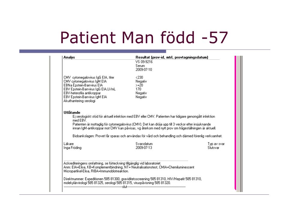 Patient Man född -57