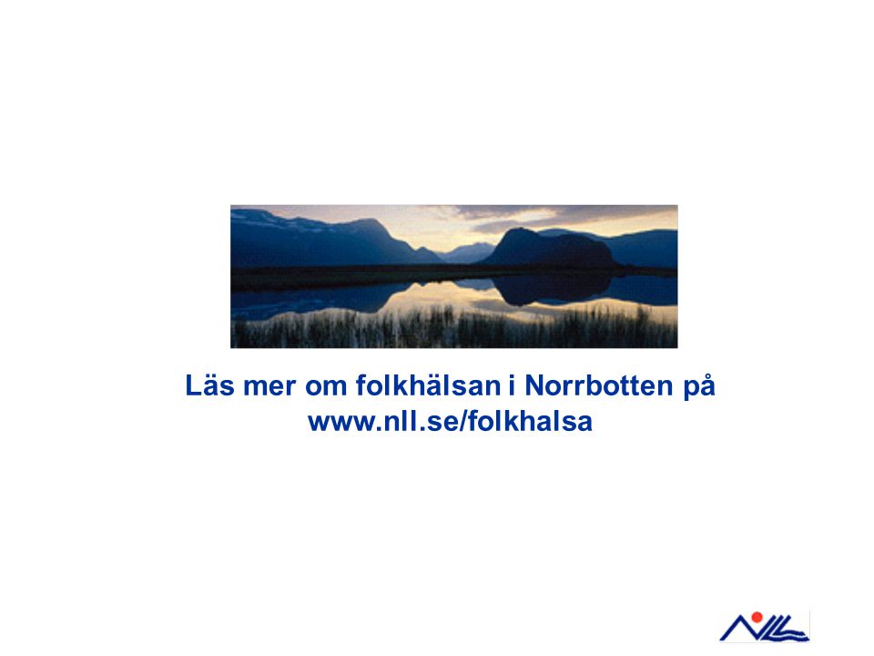 Läs mer om folkhälsan i Norrbotten på