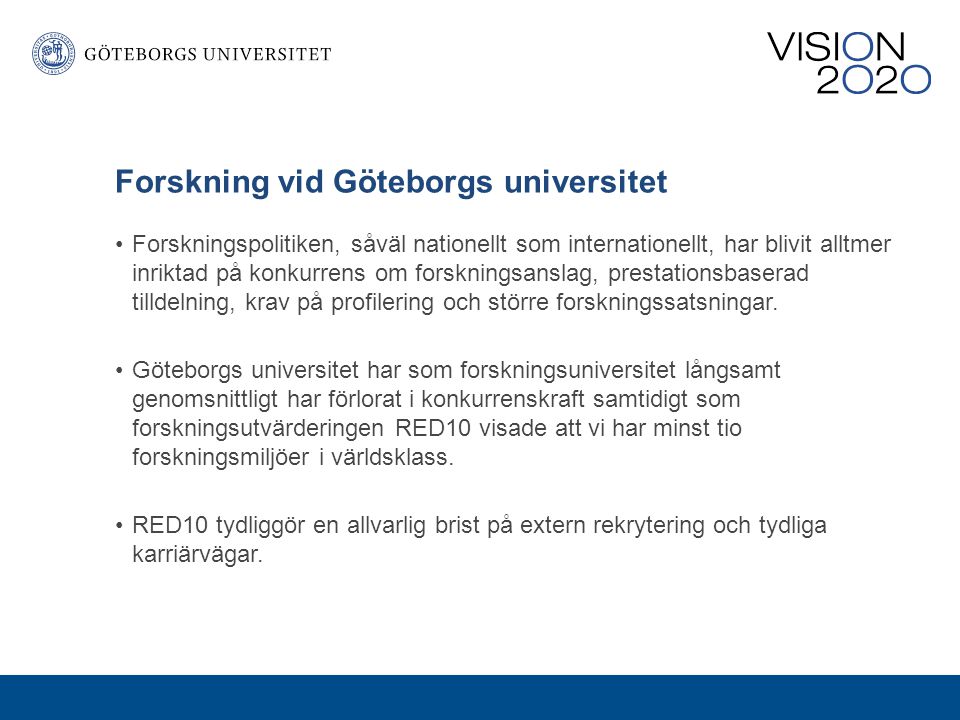 Forskning vid Göteborgs universitet