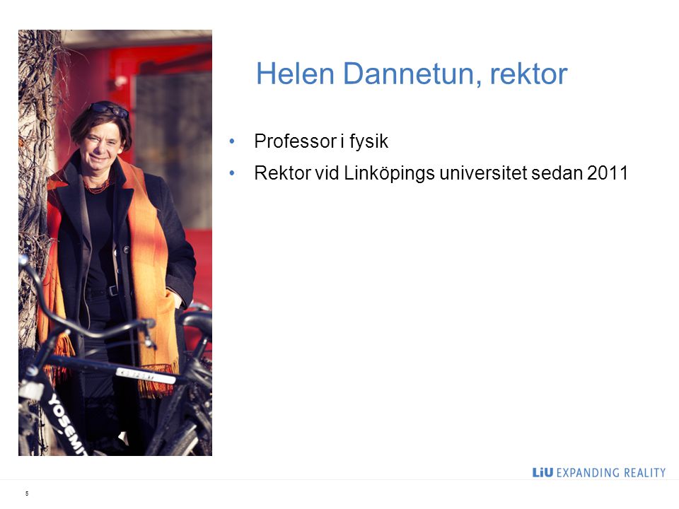 Helen Dannetun, rektor Professor i fysik