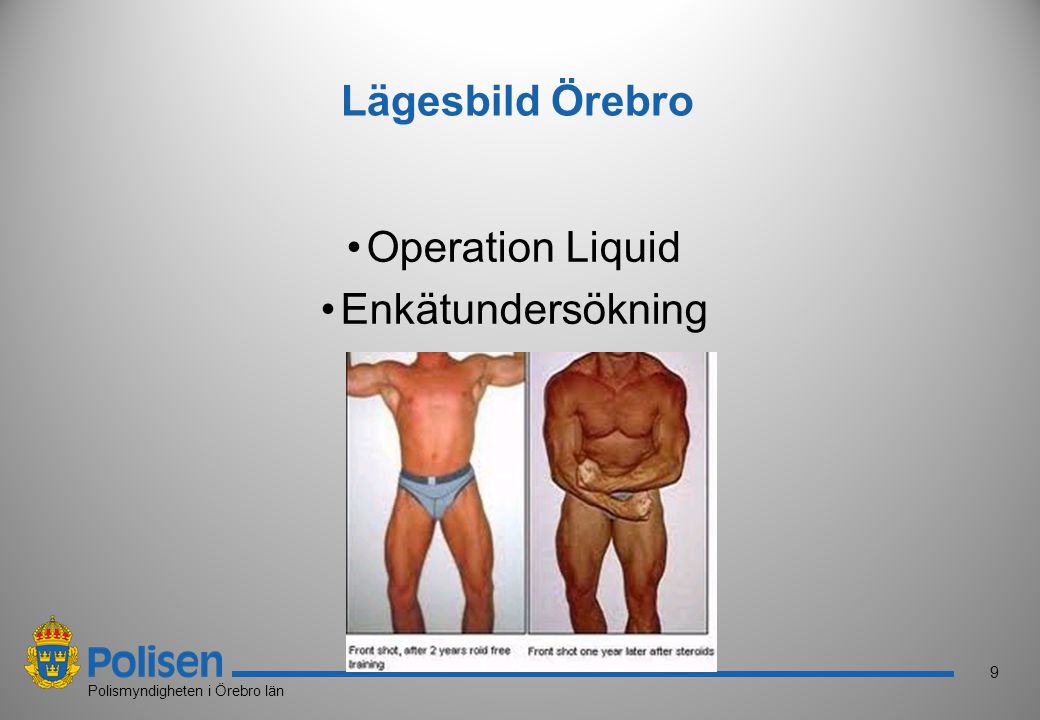 Lägesbild Örebro Operation Liquid Enkätundersökning