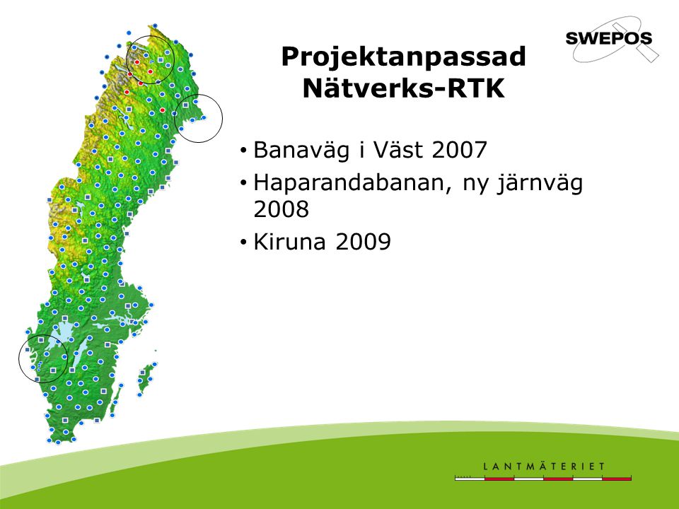 Projektanpassad Nätverks-RTK