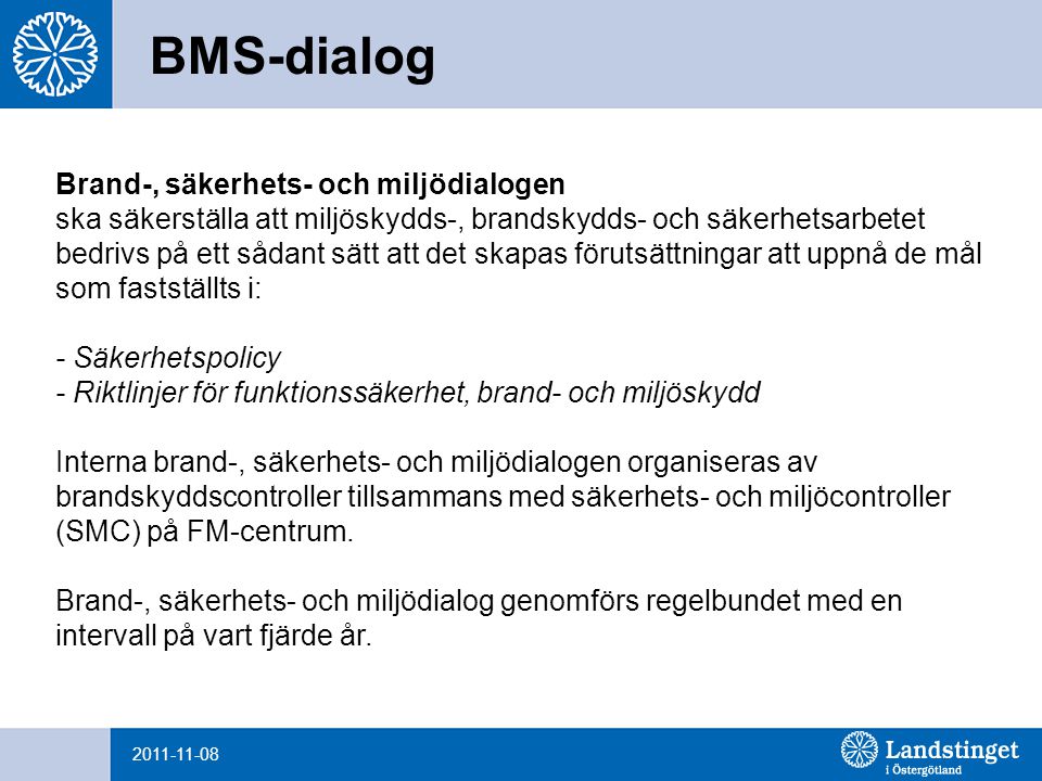 BMS-dialog Brand-, säkerhets- och miljödialogen