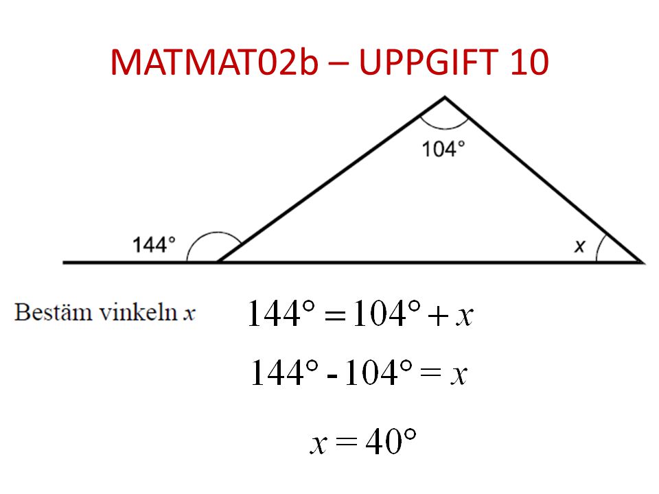 MATMAT02b – UPPGIFT 10