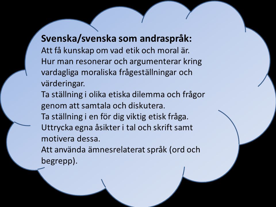Svenska/svenska som andraspråk: