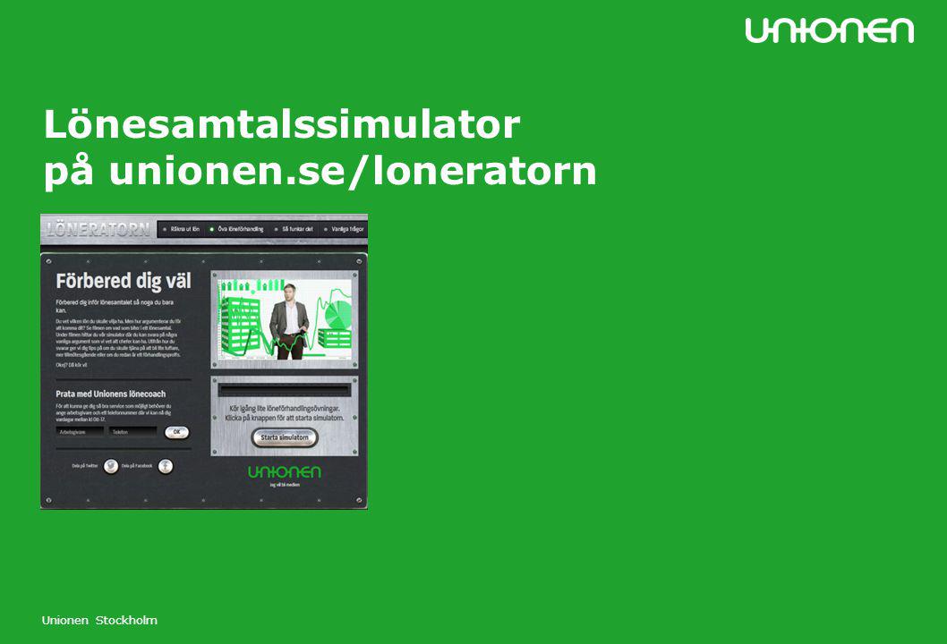 Lönesamtalssimulator på unionen.se/loneratorn
