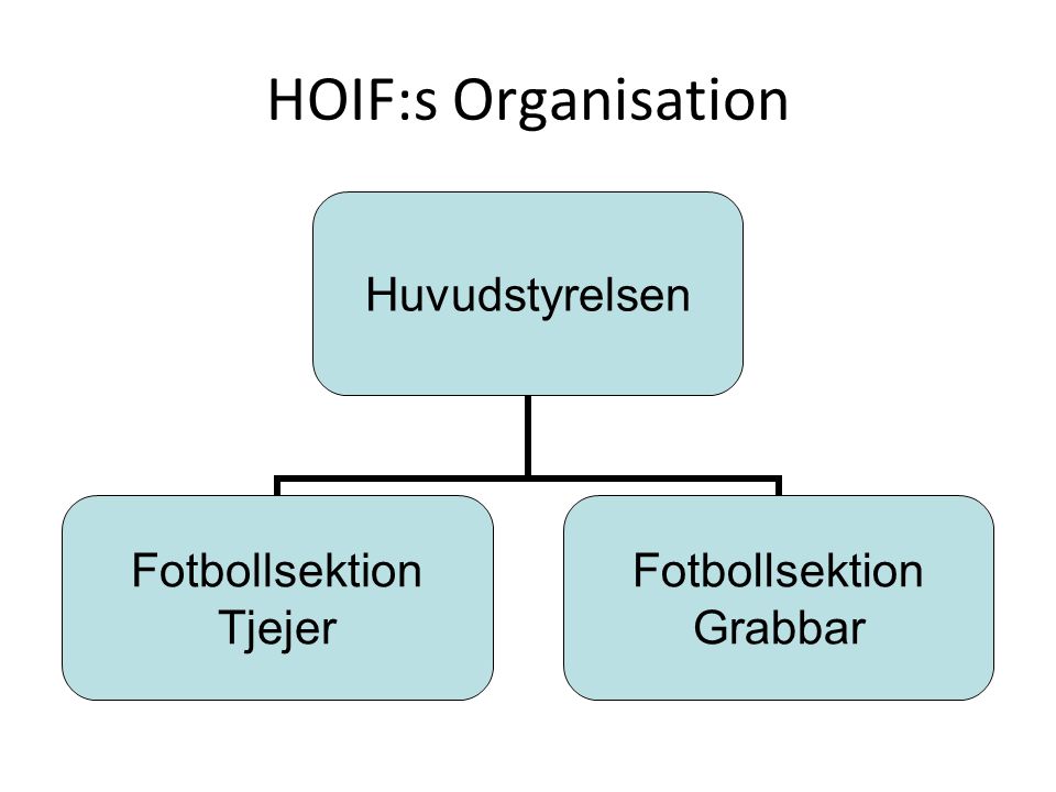 HOIF:s Organisation