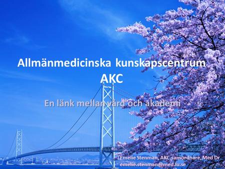Allmänmedicinska kunskapscentrum AKC