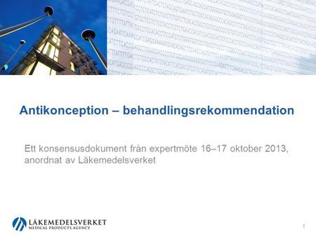 Antikonception – behandlingsrekommendation