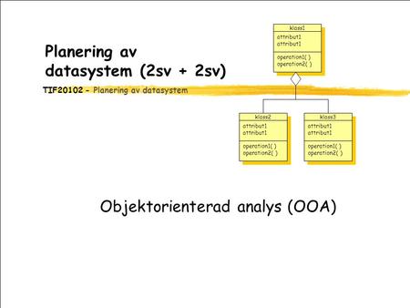 Planering av datasystem (2sv + 2sv)