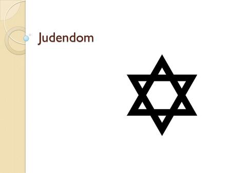 Judendom.