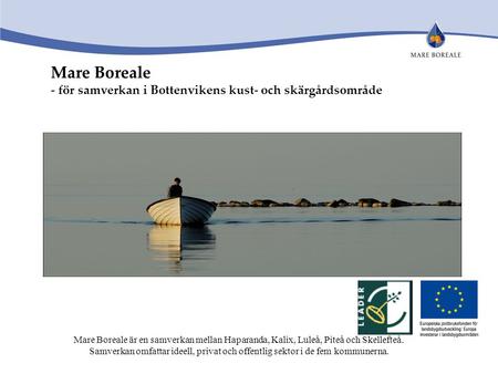 Mare Boreale - för samverkan i Bottenvikens kust- och skärgårdsområde