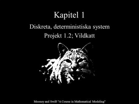 Diskreta, deterministiska system Projekt 1.2; Vildkatt