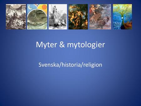 Svenska/historia/religion