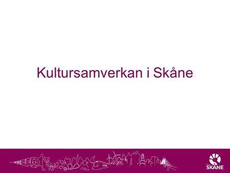 Kultursamverkan i Skåne
