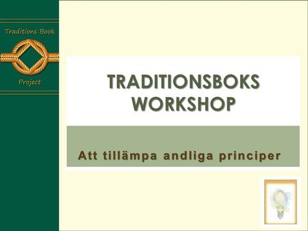 TraditionsBoks Workshop