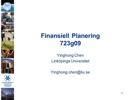 Finansiell Planering 723g09