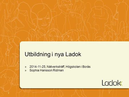 Utbildning i nya Ladok , Nätverksträff, Högskolan i Borås