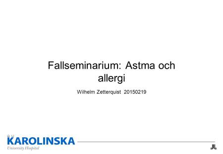 Fallseminarium: Astma och allergi