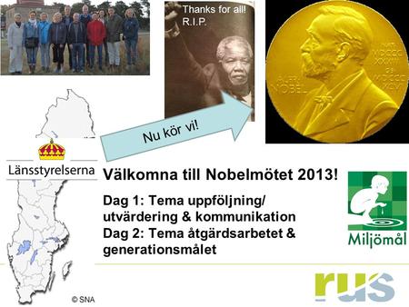 Välkomna till Nobelmötet 2013!