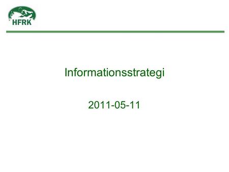 Informationsstrategi