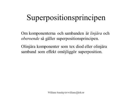 Superpositionsprincipen