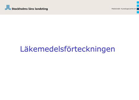 Läkemedelsförteckningen