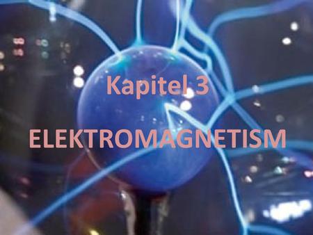 Kapitel 3 ELEKTROMAGNETISM.