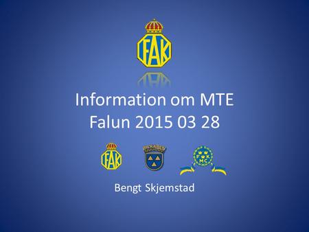Information om MTE Falun