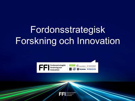 Fordonsstrategisk Forskning och Innovation