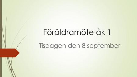 Tisdagen den 8 september