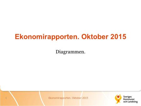 Ekonomirapporten. Oktober 2015 Diagrammen. Ekonomirapporten. Oktober 20151.
