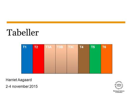 Sidnummer Tabeller Harriet Aagaard 2-4 november 2015.