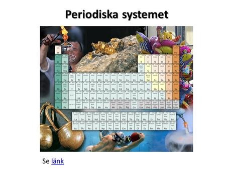 Periodiska systemet Se länk.