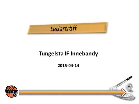 Tungelsta IF Innebandy 2015-04-14. 1.Information om nybildade Ib-rådet 2.Information om SIU och hur TIF ska anpassa sig till den nya strukturen 3.Kommande.