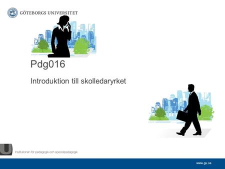 Introduktion till skolledaryrket Pdg016.